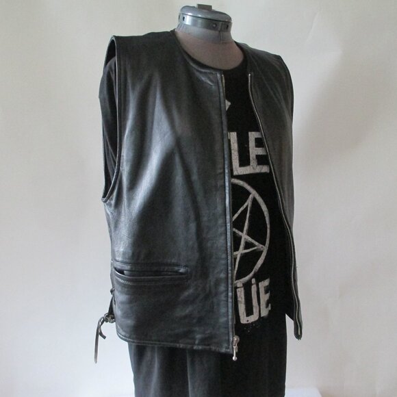 CIGLIANO LEATHER VEST - Picture 15 of 16